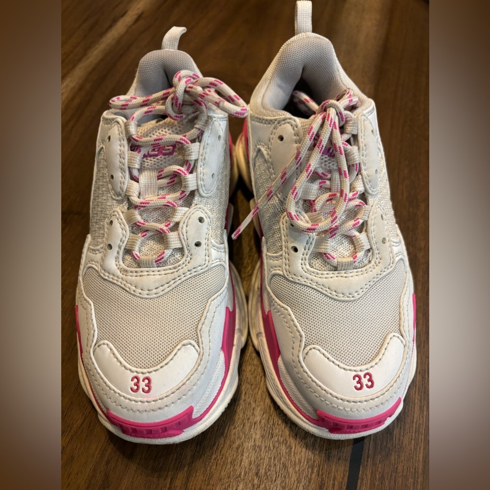 Balenciaga tennis shoes for girls size 2 USA